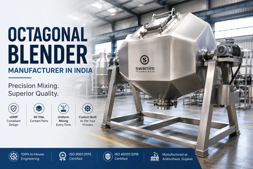 Octagonal blender manufacturer in India – Swarnim Technocrats